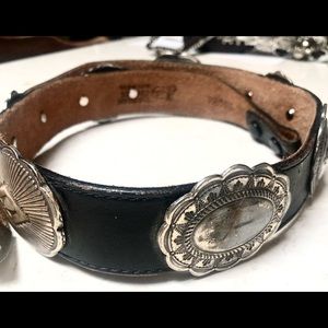 Leather western belt